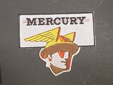 Vintage 1950s 1960s Mercury Head Automobile Dealer Patch Ford NOS Original picture