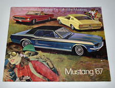Original Vintage 1967 Ford Mustang Sales Brochure Booklet Catalog 16-pp Pamphlet picture