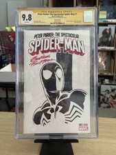 Ron Frenz Original Black Suit Spider-Man Sketch Spectacular Spider-Man CGC 9.8 picture