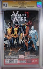 ❌🔥 CGC 9.8 BENDIS + IMMONEN SIGNED ALL NEW X-MEN #1 Wolverine 97 Deadpool 2013 picture