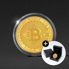 Bitcoin Gold Tech 999.9 Fine Gold Coin (24K) 0.2g K-Gold picture