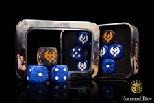 Cygnar Storm Legion | Official Warmachine Dice Set Brand New picture