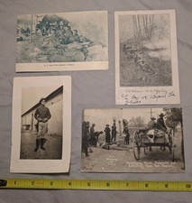 Lot of 4 Antique Army postcards from pre WW1 picture