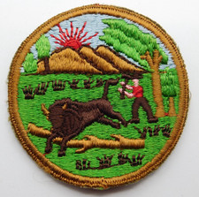 VINTAGE INDIANA STATE GUARD PATCH - SHOULDER SLEEVE INSIGNIA WWII ERA picture