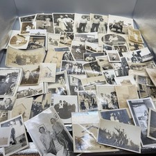 Antique Photos Huge Lot 50+ early 1900s Beach Family Horse little kids lot B picture