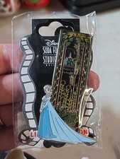 Disney Pin Soda Fountain Studio Store Frozen Elsa Stained Glass Window LE 400 picture