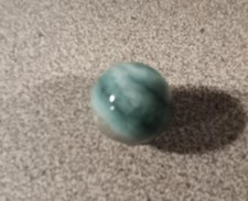 PRETTY DOMINICAN REPUBLIC LARIMAR SPHERE 23 PT 3 MM picture