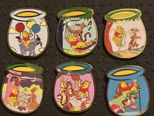 Disney BoxLunch Friendship Honey Pots 6 Pin Set 2026 Winnie The Pooh & Friends picture