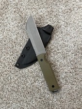 JSK x URBAN EDC - Tumbled Nitro-V + OD Green G10 w/ Chaos Seigaiha picture