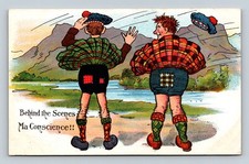 United Kingdom 1910s Humorous Scottish Kilts - Postcard picture