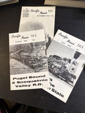Pacific News Railroad Magazine Lot 3 Issues 1966/69 Shays Puget Sound Snoqualmie picture