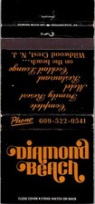 Diamond Beach Resort Motel Wildwood Crest NJ Vintage Matchbook Cover TMM17-7 picture