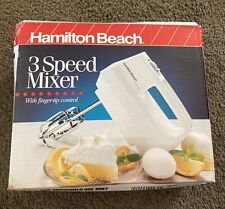 Hamilton Beach 3 Speed Electric Hand Mixer with 2 Beaters W/ Finger Tip Control picture