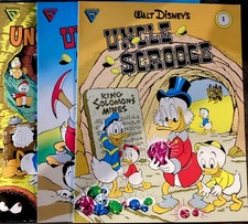 Walt Disney's Uncle Scrooge #1, 4, 6 (Gladstone Comics 1987) Lot Of 3 picture