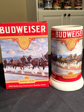 Budweiser 2025 Clydesdale Holiday Stein 46th Edition “The Journey” w/ Box picture