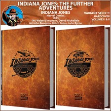 Indiana Jones: The Further Adventures (1983) I & 2 HC Marvel Comics COVER SELECT picture