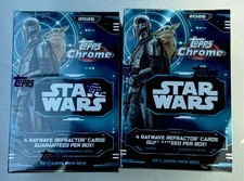 (2) TWO 2026 Topps Chrome Star Wars Value Blaster Box - IN HAND READY TO SHIP picture