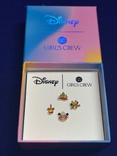 Girls Crew Disney Halloween Spooky Treats Stud Earrings Set Gold Tone picture