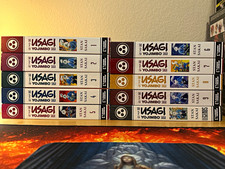 Usagi Yojimbo Saga TPB Lot Vol 1-9 + Legends, vol 6 Remarqued Stan Sakai signed picture