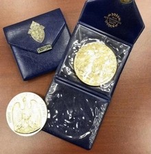 Official VATICAN POPE JOHN PAUL II Visit to New Orleans LA 1987 Medallion CASE picture