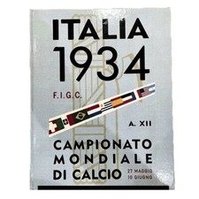 1934 World Cup Sticker Album - Italy - Hard Cover - 300/300 - Brazil - ALOLLA picture