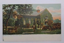 Norfolk VA Old St. Paul's Church Tuck's Postcard Virginia picture