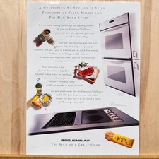 1995 Jenn-Air Cooktop Wall Oven Vintage Print Ad 90s Kitchen Decor Advert picture