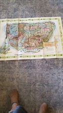 Disney Map Poster Set Vintage 1969 1974 picture