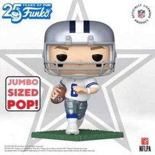 Funko Pop NFL 10” Jumbo Troy Aikman Dallas Cowboys Figure #244 BRAND NEW picture