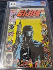 Marvel G.I. Joe ARAH 53 1986 CGC 9.8 White Pages Snake Eyes 25th anniversary picture