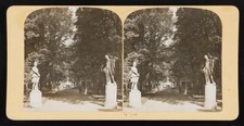 Russia Two scultpures along a road St Petersburg Russia Historic Old Photo picture