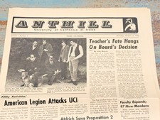 1966 UC Irvine Anthill Vol 1 No 1 - Extremely Rare First Issue picture