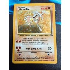 1999 Pokemon Hitmonlee 7/62 Fossil Holo Rare Vintage WOTC picture
