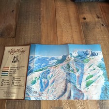 Vintage 1974 Park City Ski Area Trail Map Brochure Utah Resort Ephemera picture