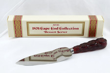 Avon 1876 Cape Cod Ruby Red Glass 10 Inch Dessert Server NIB Vintage picture