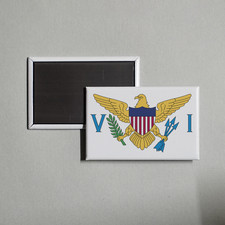 U.S. Virgin Islands Flag Fridge Magnet picture