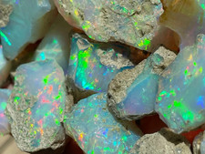 Dry Opal Rough Lot 10 Pieces Natural Ethiopian Welo Opal Raw AAA cut grade rough picture
