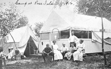 Camp At Rose Island Indiana IN - Reprint picture