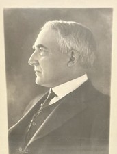 Warren G Harding Signed Harris Ewing Photo Inscribed Harry H Tammen Denver picture