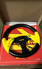 Vintage MOMO F1 Concept Ergonomic Steering Wheel Yellow Black Rare picture
