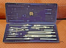 DRAFTING DRAWING SET E.O. Richter & Co 1838  GERMANY RARE SET VTG VINTAGE WWII picture