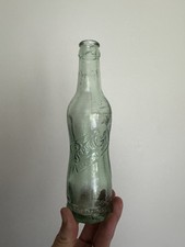 Antique Pepsi Cola Durham NC Peanut Bottle Pat D-80587 Embossed Green 6½ Oz￼ picture