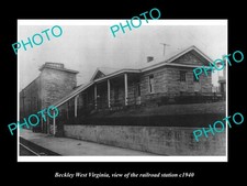 Beckley West Virginia The Railroad Station C1940 Large Historic Old Photo picture