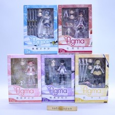 [USED] Figma Puella Magi Madoka Magica Madoka, Homura, Mami, Sayaka, Kyoko Set picture