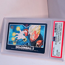 2002 DBZ Hero Collection IV 1 O.A.K 120/500 Autographed By Goku And Vegeta EN VC picture