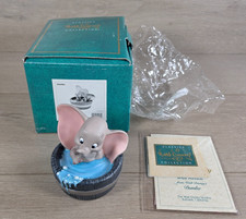 Vintage Retired Disney WDCC Dumbo Simply Adorable 1995 Figurine Box & COA picture