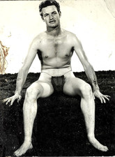 Gay Interest - Vintage   Male Physique Photos  ATHLETIC MODEL GUILD  3 x 4