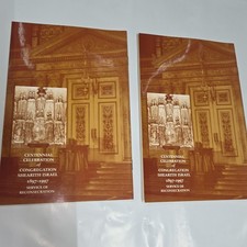 Lot of 2 Congregation Shearith Israel Centennial 1897-1997 Booklets picture
