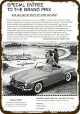 1962 MERCEDES BENZ 190SL Convertible Car Vnt-Look DECORATIVE REPLICA METAL SIGN  picture