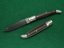 Black Ceramic Folding Slipjoint Knife • Gift Box • New Old Stock •  picture